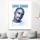 Tupac Shakur by Sergej Midas on GIANT ART - white digital drawing