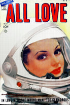 All Love comic book cover | Astronaut Girl by TULIO ALMEIDA on GIANT ART - white digital painting