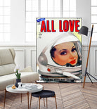 All Love comic book cover | Astronaut Girl by TULIO ALMEIDA on GIANT ART - white digital painting