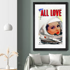 All Love comic book cover | Astronaut Girl by TULIO ALMEIDA on GIANT ART - white digital painting