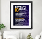 Kobe Bryant Basketball by Muamar Kadhafi on GIANT ART - black digital drawing