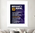 Kobe Bryant Basketball by Muamar Kadhafi on GIANT ART - black digital drawing