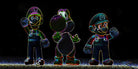 Luigi-Yoschi-Mario by Marcelo Moya on GIANT ART - black digital painting