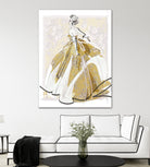 The Golden Gown by Jennifer Griffey on GIANT ART - yellow digital painting