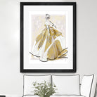 The Golden Gown by Jennifer Griffey on GIANT ART - yellow digital painting