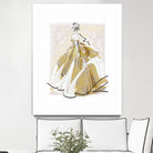 The Golden Gown by Jennifer Griffey on GIANT ART - yellow digital painting