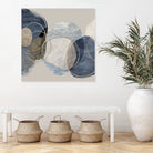 Conglomerate I by Pi Studio on GIANT ART - blue mixed media