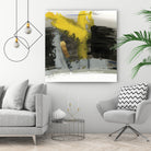 Hive I by Pi Studio on GIANT ART - yellow mixed media