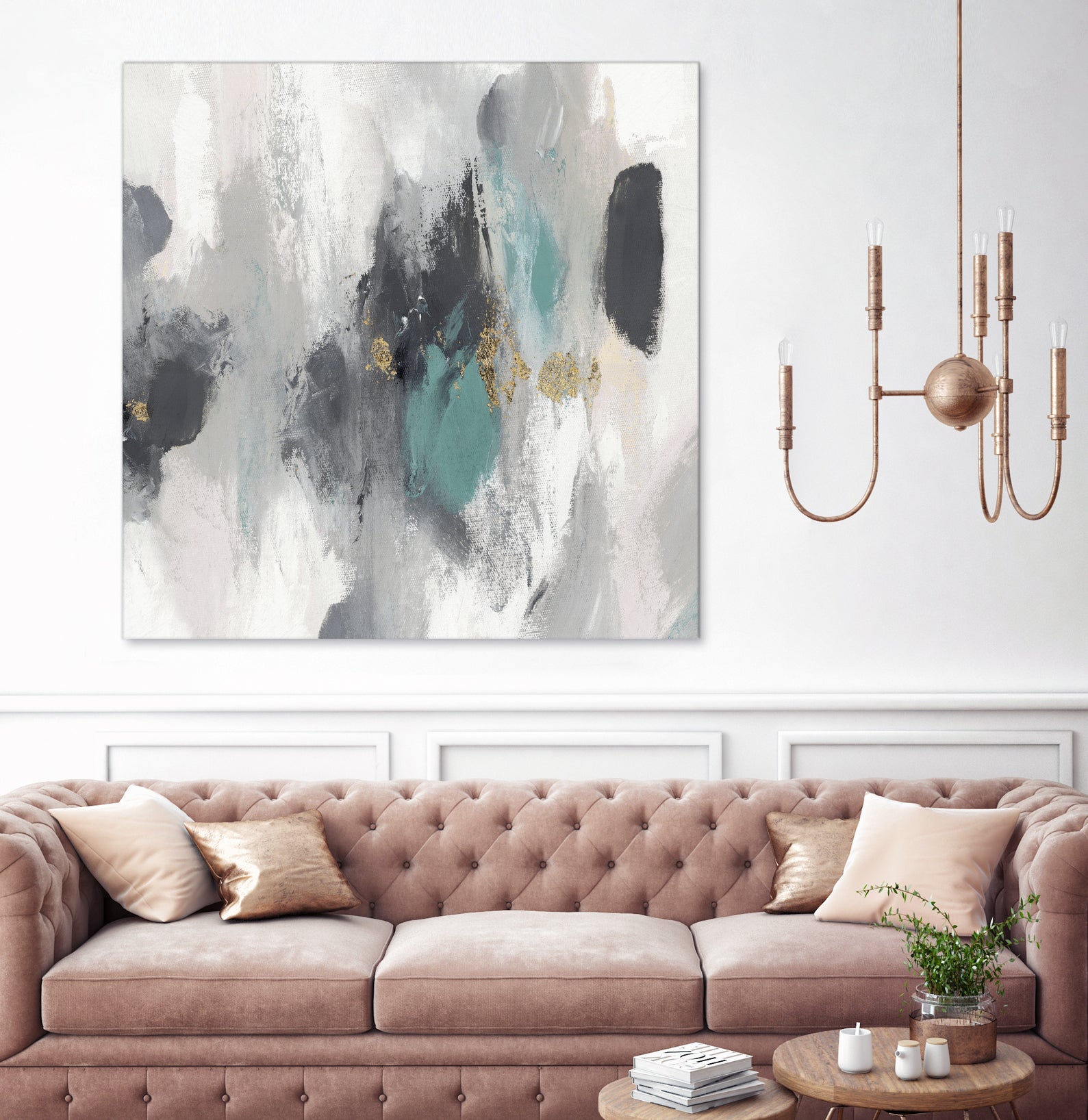 Gray Days I by Pi Studio on GIANT ART - gray mixed media