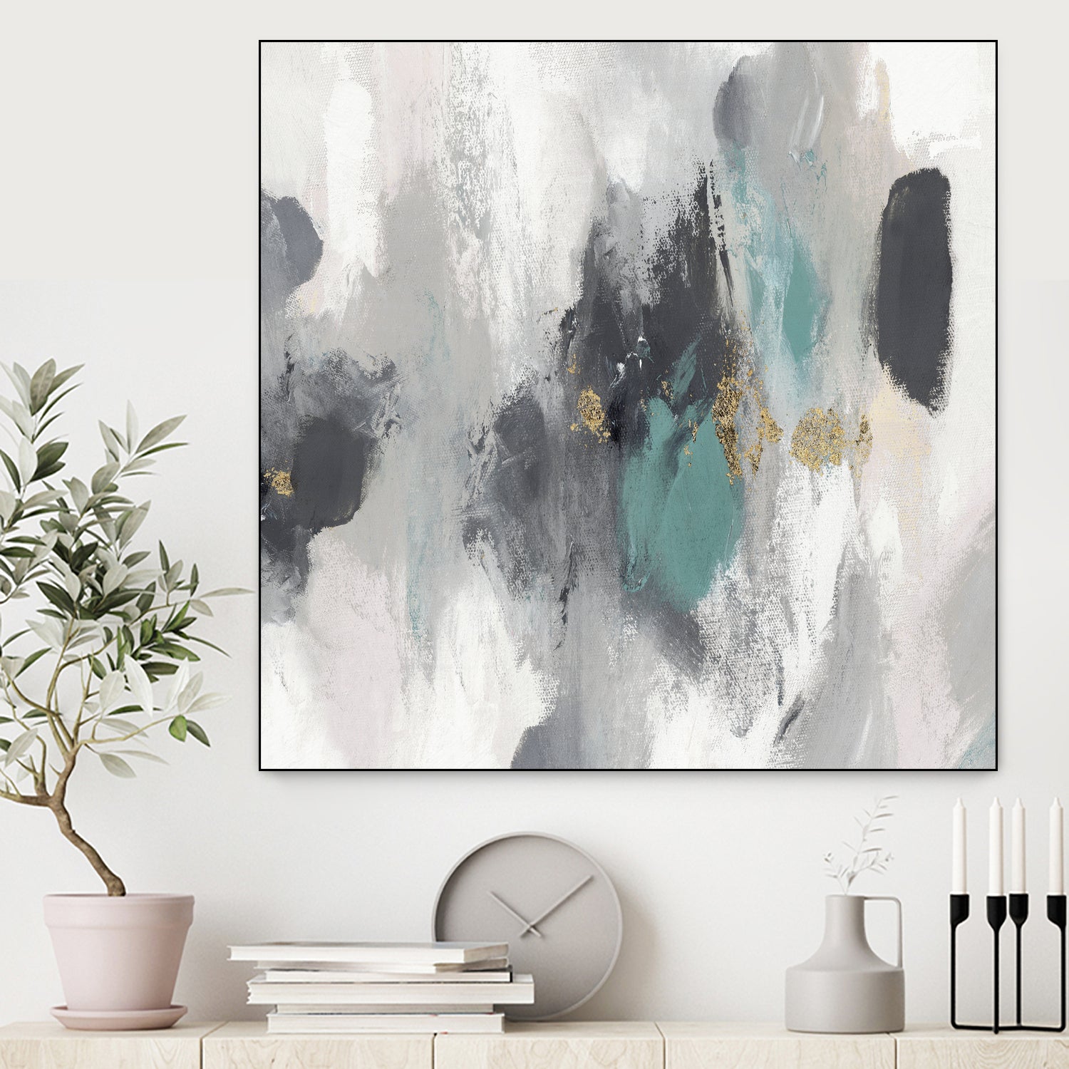 Gray Days I by Pi Studio on GIANT ART - gray mixed media