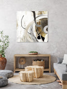 Teal - Tangled II Teal version by Pi Studio on GIANT ART - yellow mixed media