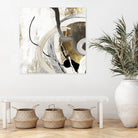 Teal - Tangled II Teal version by Pi Studio on GIANT ART - yellow mixed media