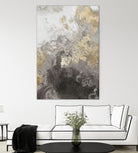 Ocean Splash II Grey Version by Pi Studio on GIANT ART - yellow mixed media