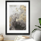 Ocean Splash II Grey Version by Pi Studio on GIANT ART - yellow mixed media