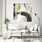 Black Ink I Gold Version by Pi Studio on GIANT ART - yellow mixed media