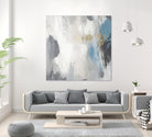 Gray Days II by Pi Studio on GIANT ART - blue mixed media