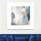 Gray Days II by Pi Studio on GIANT ART - blue mixed media