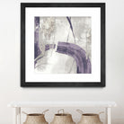 Black Ink I Lavender Version by Pi Studio on GIANT ART - fuchsia mixed media