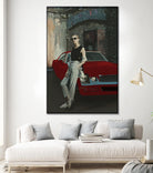 The Girl and Her Old Man's Ride by charles sinklier on GIANT ART - gray digital painting