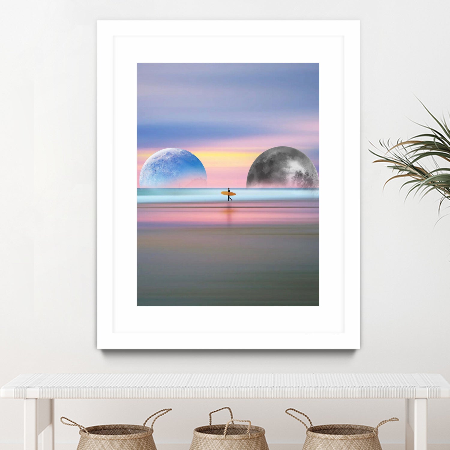 Surfer's Paradise by Lori Andrews on GIANT ART - white photo manipulation