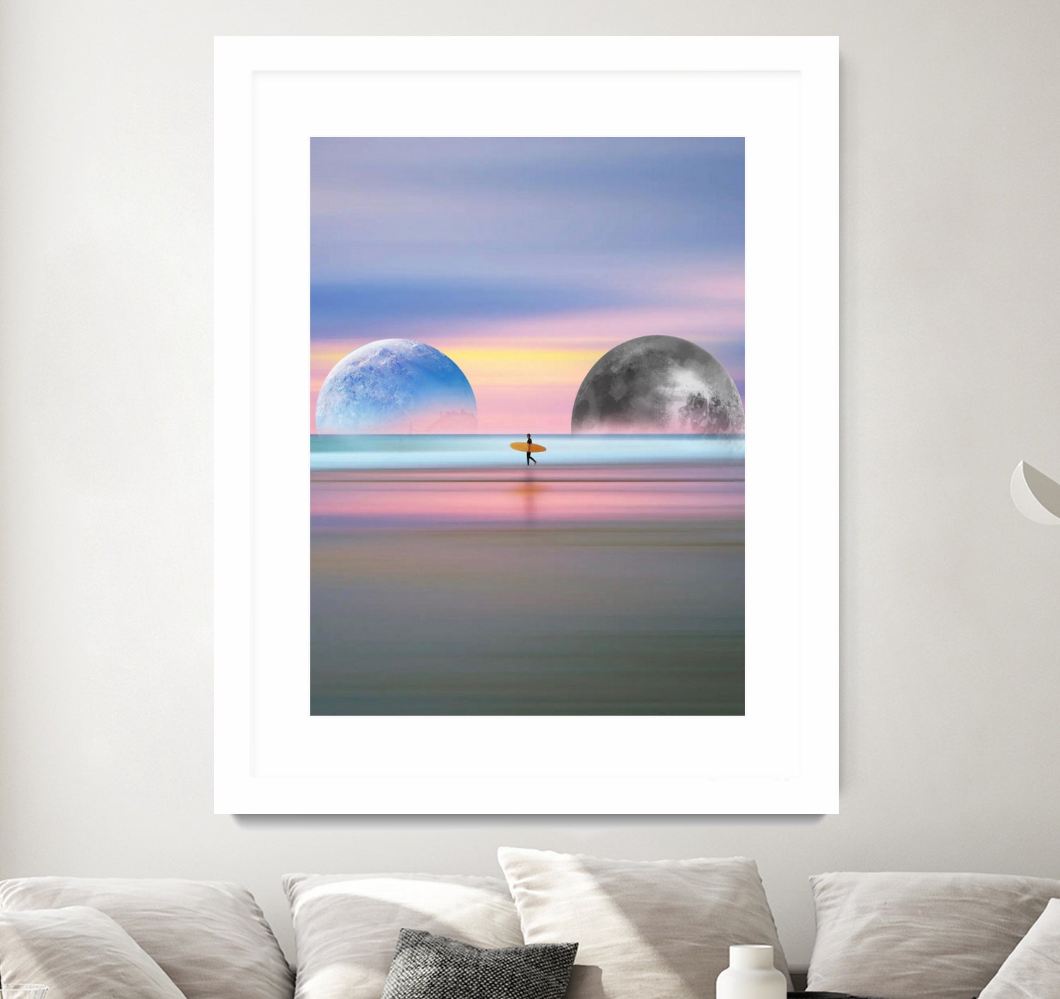 Surfer's Paradise by Lori Andrews on GIANT ART - white photo manipulation