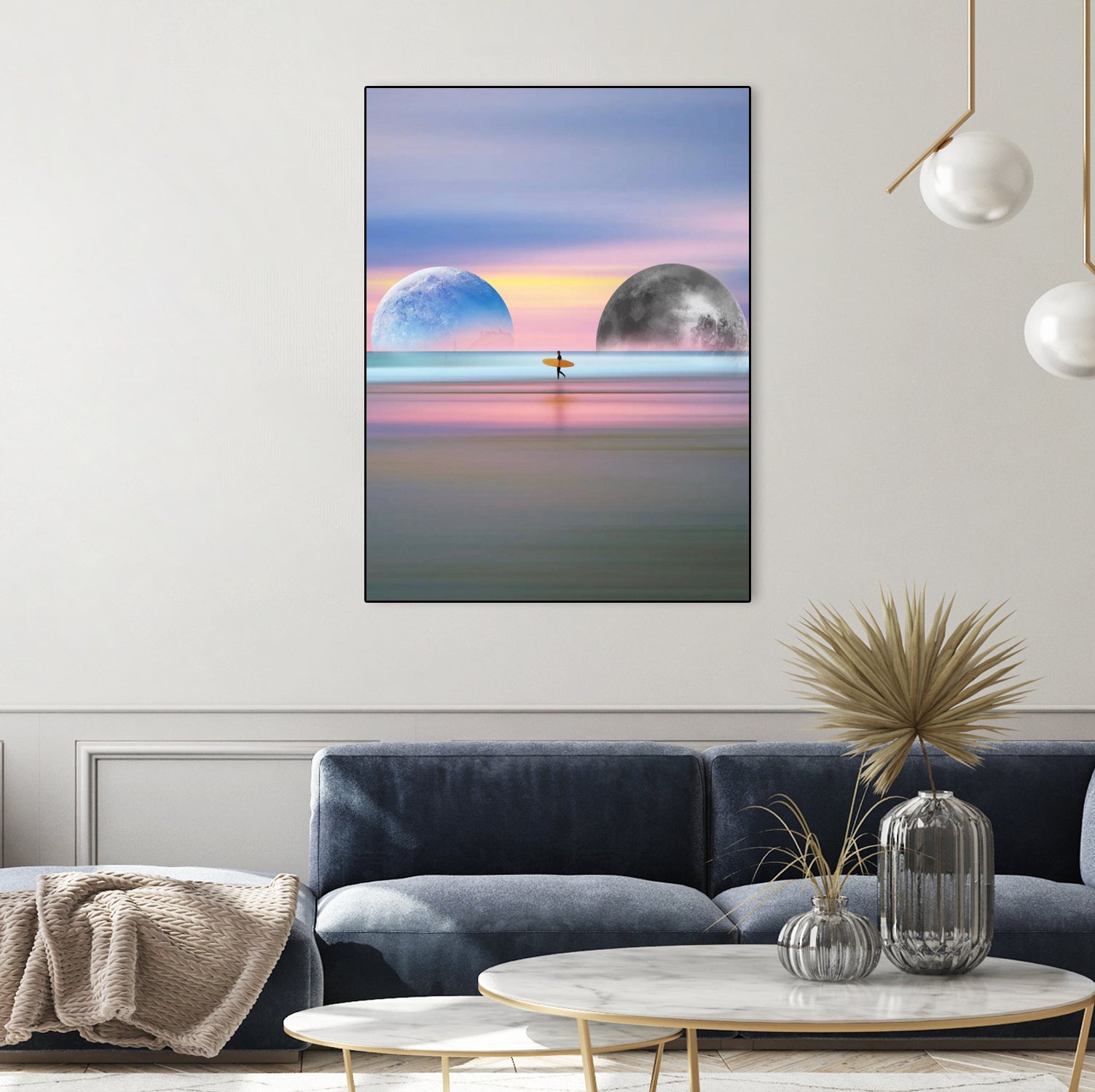 Surfer's Paradise by Lori Andrews on GIANT ART - white photo manipulation