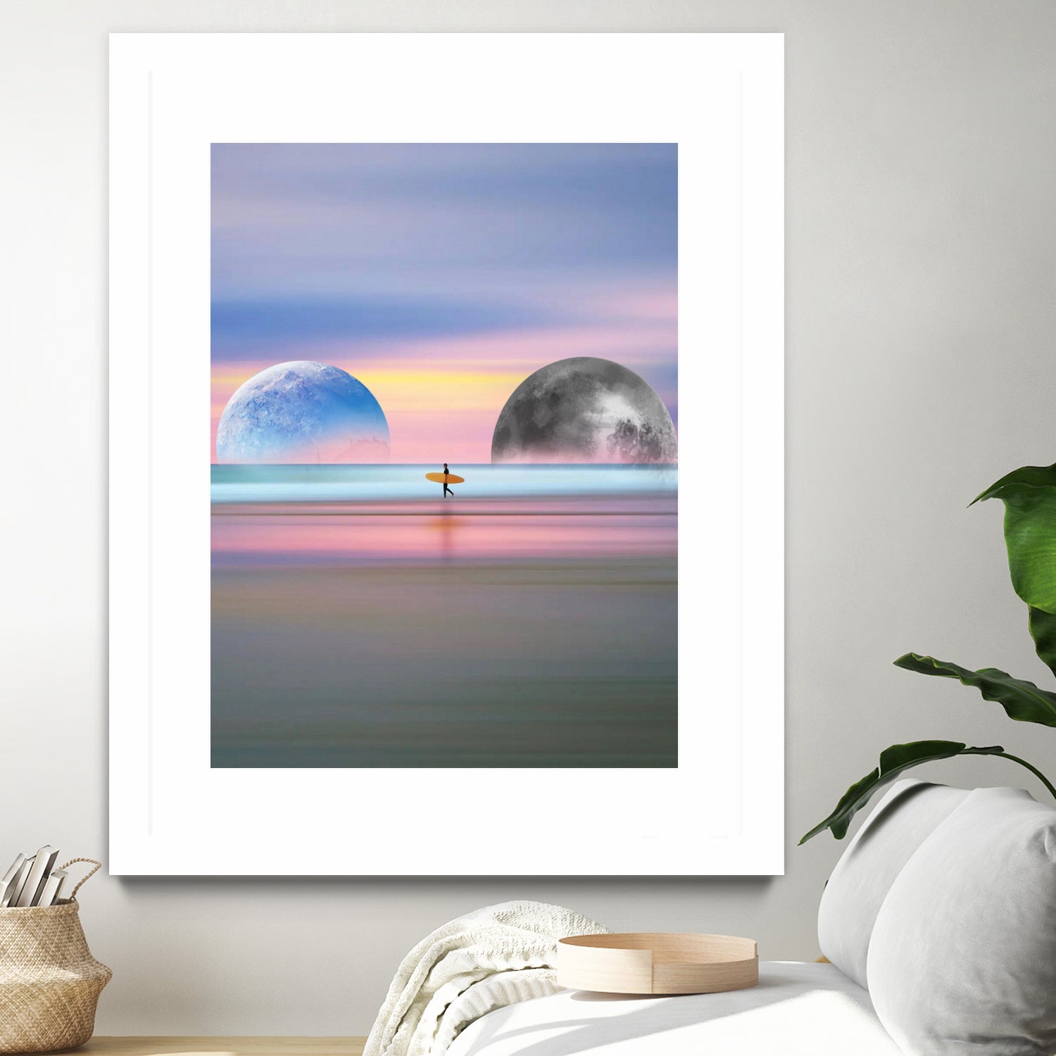 Surfer's Paradise by Lori Andrews on GIANT ART - white photo manipulation