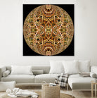 Red Grasses 3 Mandala by Digital Crafts on GIANT ART - brown photo illustration