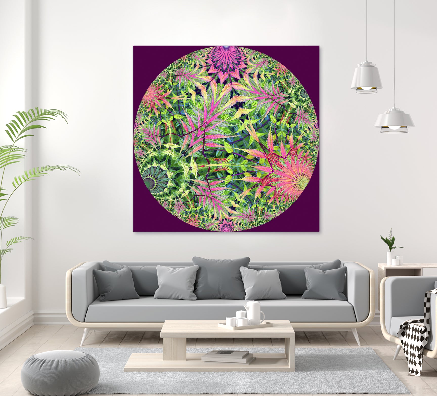 Hyperbolic Jungle by Digital Crafts on GIANT ART - green digital painting