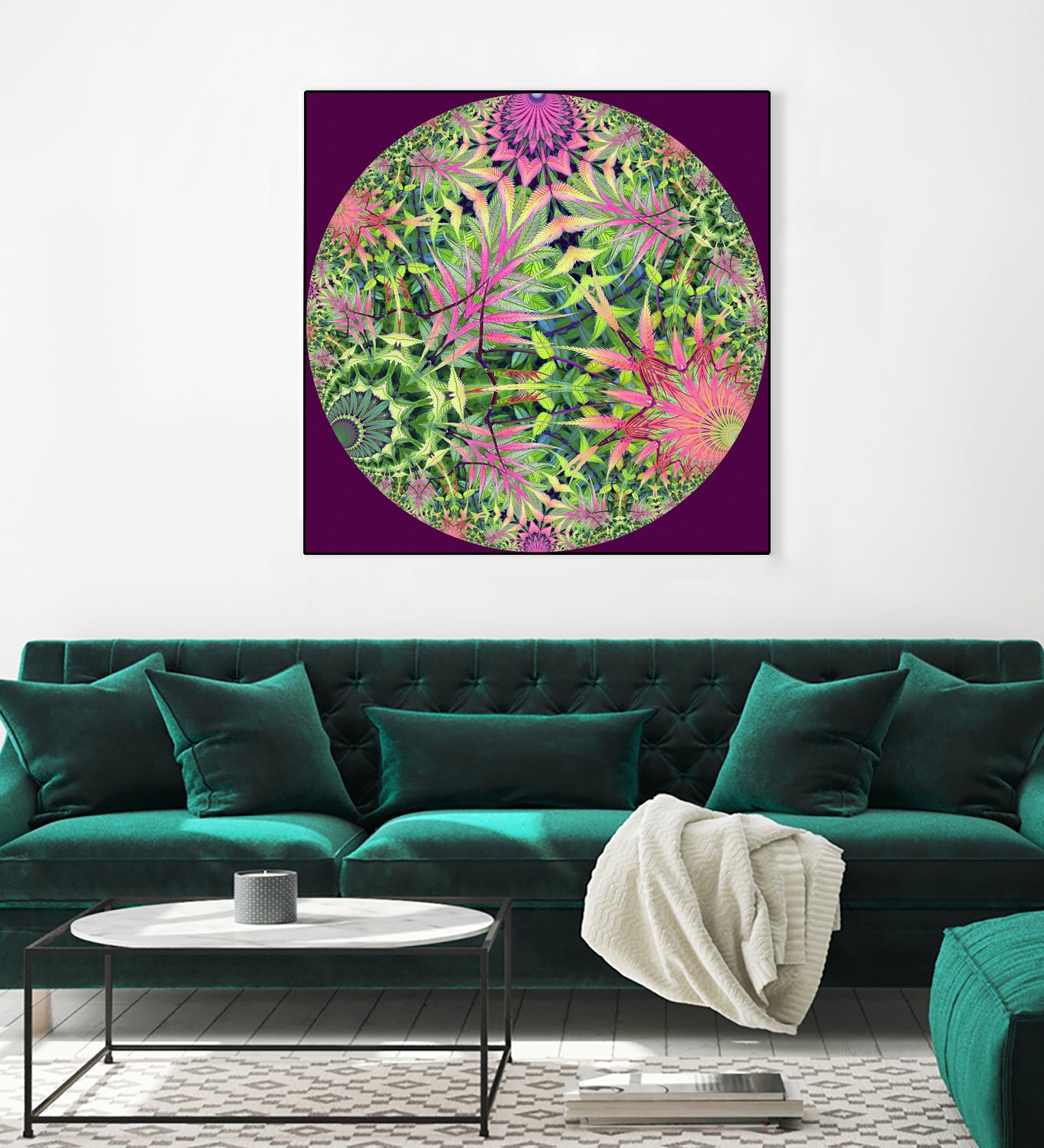 Hyperbolic Jungle by Digital Crafts on GIANT ART - green digital painting