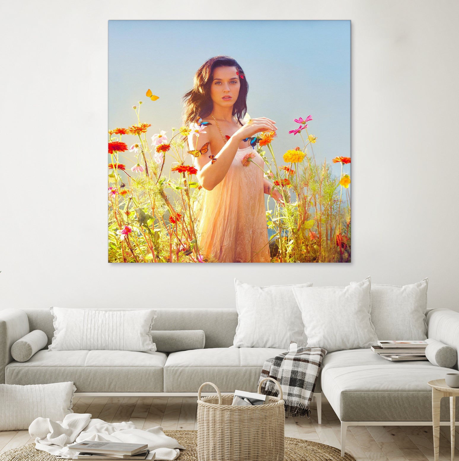 Katy Perry in the Garden by francis mosciski on GIANT ART - white digital painting