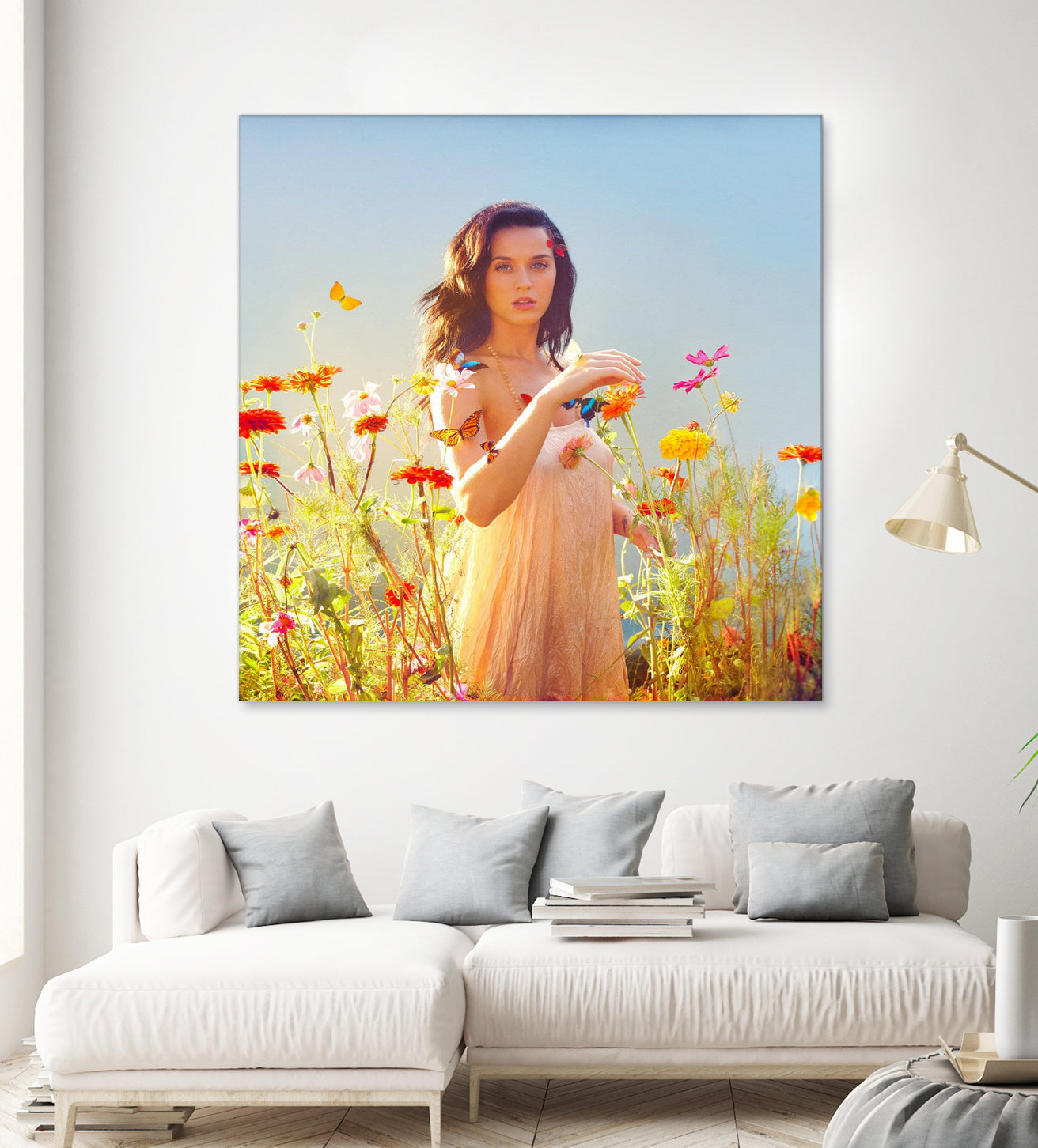 Katy Perry in the Garden by francis mosciski on GIANT ART - white digital painting