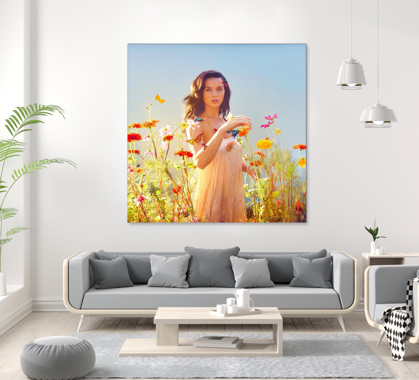 Katy Perry in the Garden by francis mosciski on GIANT ART - white digital painting