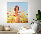 Katy Perry in the Garden by francis mosciski on GIANT ART - white digital painting