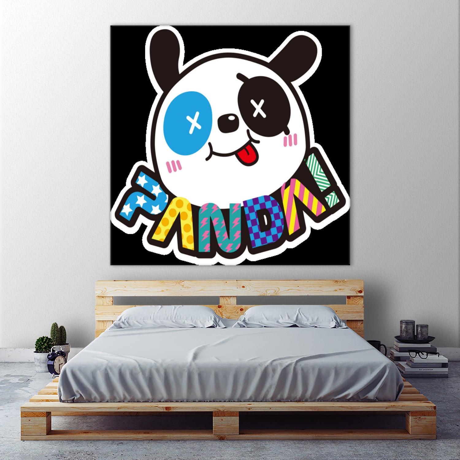 Funny Panda by Desi Setyoningrum on GIANT ART - white cartooning