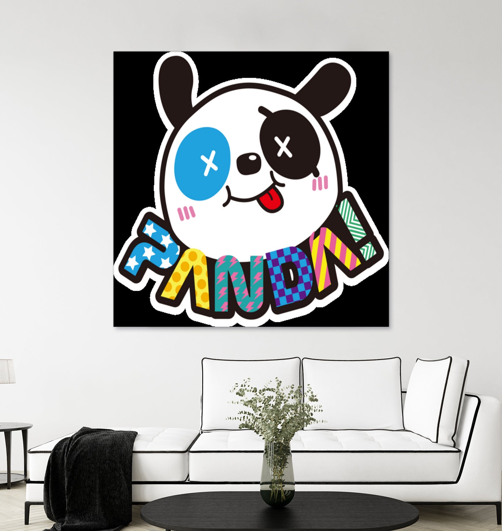 Funny Panda by Desi Setyoningrum on GIANT ART - white cartooning