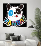 Funny Panda by Desi Setyoningrum on GIANT ART - white cartooning