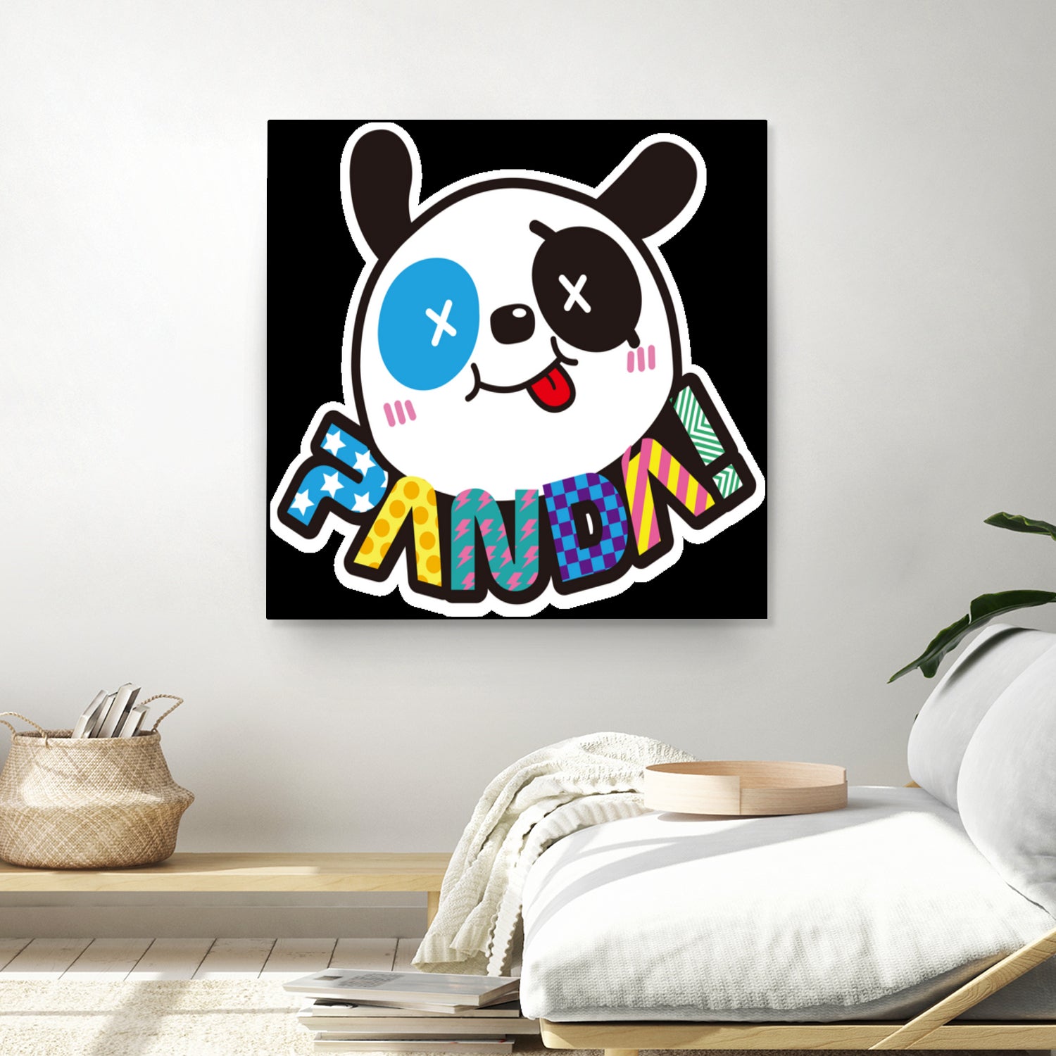 Funny Panda by Desi Setyoningrum on GIANT ART - white cartooning