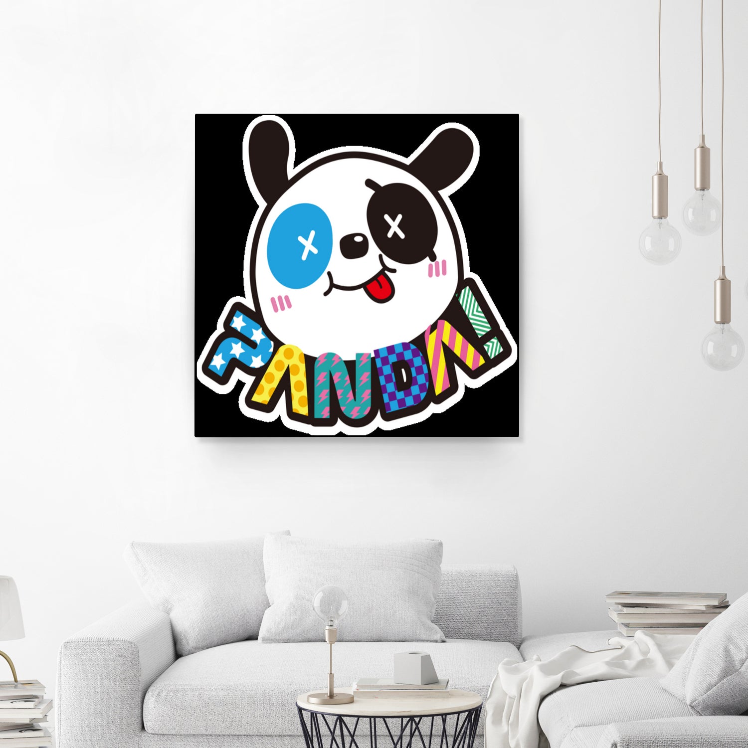 Funny Panda by Desi Setyoningrum on GIANT ART - white cartooning