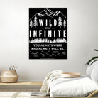 Always Wild (II) by The Infinite Spark of Being Keith Welsh on GIANT ART - black typography