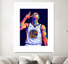 Stephen Curry Pop Art by Noval Purnama on GIANT ART - black digital drawing