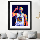 Stephen Curry Pop Art by Noval Purnama on GIANT ART - black digital drawing