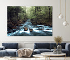 River through the Woods by William Cuccio on GIANT ART - green photo illustration