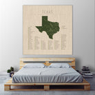 Texas Parks by Finlay McNevin on GIANT ART - green typography