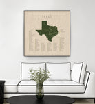 Texas Parks by Finlay McNevin on GIANT ART - green typography