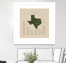 Texas Parks by Finlay McNevin on GIANT ART - green typography