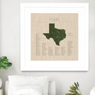 Texas Parks by Finlay McNevin on GIANT ART - green typography