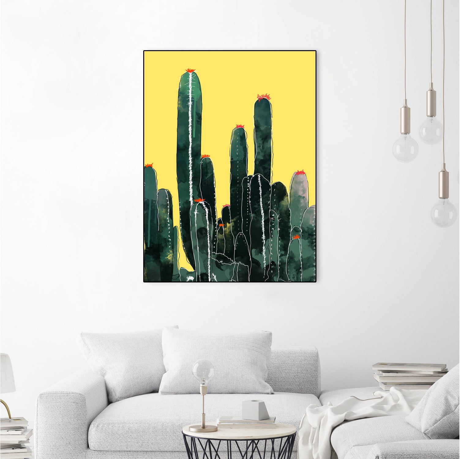 Cactus by Ümmühan Türk on GIANT ART - green digital painting