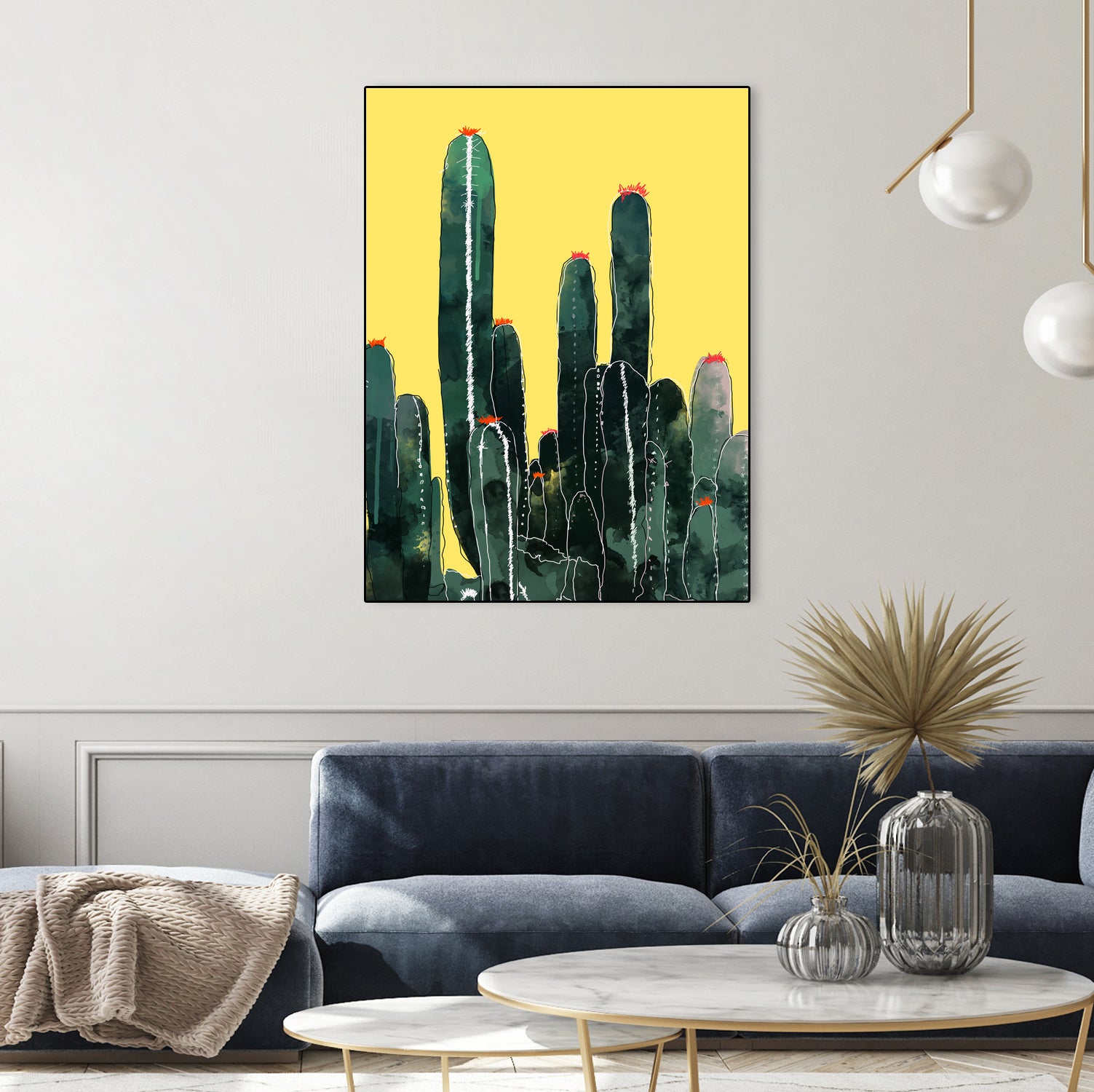 Cactus by Ümmühan Türk on GIANT ART - green digital painting