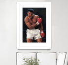 The Greatest Boxer by Ahmad Kadi on GIANT ART - black digital painting